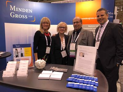 Image: Minden Gross LLP lawyers and 2018 ICSC Canadian Convention