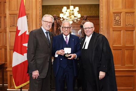 Photo - Art Eggleton, Jerry Grafstein, and the Hon. George Furey